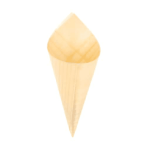 Cone Casca Pinheiro Picnic Francês / para servir frios / canapés / Take Away - Pack 50 unidades – Norpack
