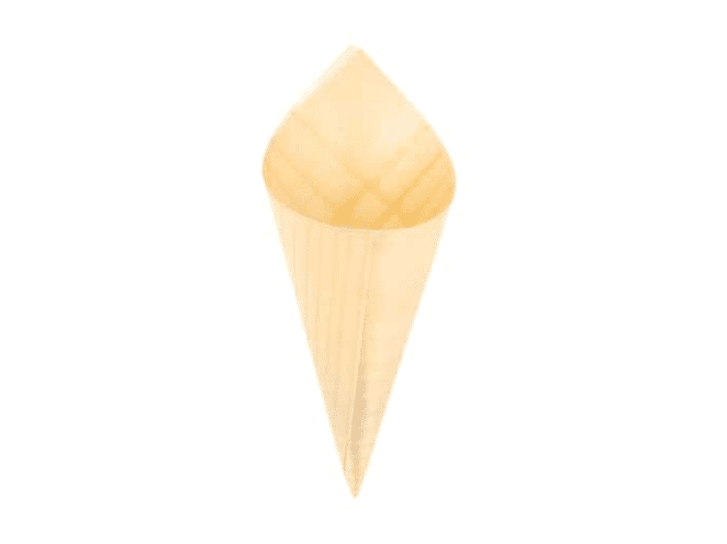 3001004646_3001004647-1.png Cone Casca Pinheiro Picnic Francês / para servir frios / canapés / Take Away - Pack 50 unidades – Norpack - Image 1