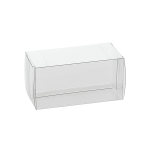 Caixa Pastelaria Transparente PVC 8x5x5cm p/ Macarons - Pastelaria – Norpack