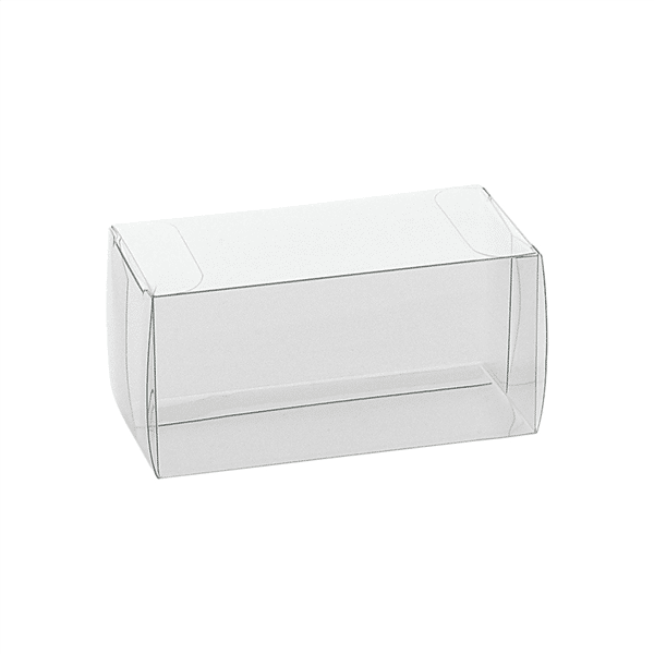 3001004651-1.png Caixa Pastelaria Transparente PVC 8x5x5cm p/ Macarons - Pastelaria – Norpack - Image 1