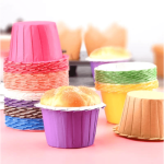 Copo Papel Queques/ Cupcake/Pastelaria 4,5cmx6cm Cores Diversas - Pack 30 Unidades – Norpack