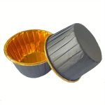 Copo Papel Queques Preto 5cmx6.5cmx4cm Pack 50 – Norpack