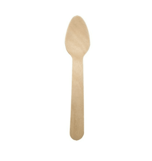 3001004810-1.png Colher Madeira Sobremesa / Take Away - Pack 100 unidades – Norpack - Image 1