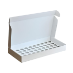 Caixa Cartão Branca 440x220x55mm p/ 50 brigadeiros – Norpack