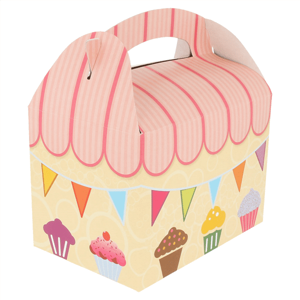 3001004876-embalsantos-lunch-box-festa-1.png Caixa Cartolina Branca Presente/Lunch Box Criança Festa 17x16x10cm Pack 50 unidade- Take Away/Presente/Pastelaria/Bolos/Festas Infantis – Norpack - Image 1