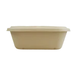 Caixa Alimentar Cana de Açúcar 1000ML c/Tampa 22x12.9x6.85cm - Take Away/Pastelaria/Bolos/Sushi – Norpack - Image 4