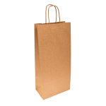 Saco Papel Kraft 2 Garrafas 18x10x39cm 100gr – Norpack