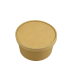 Caixa cartão p/ Alimentar Kraft 1000ml c/ Tampa Cartão - Take Away / Sopa – Norpack - Image 3