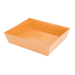 Caixa/Travessa Pastelaria Kraft s/Tampa 14x13x3,5cm – Norpack