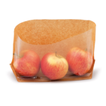 Saco Papel para comida pré-preparada, legumes ou fruta c/ base e janela 27x15/4x4cm - Pack 100 unidades – Norpack - Image 5