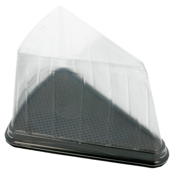 3001005029.png Caixa Plástica p/ Fatia de Bolo 12,4x8,75x8,2cm Pack 50 unidades – Norpack - Image 1