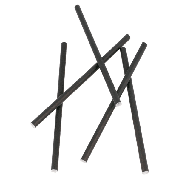3001005189-1.png Palhinha Papel Preta 6mmx140mm (Pack 250 unidades) – Norpack - Image 1