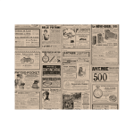 Folha Papel Anti Gordura Kraft Basket Times 31x38cm 34gr Pack 1000 unidades - Hamburguer / Pizza / Fritos / Tacos / Cesto Pão – Norpack