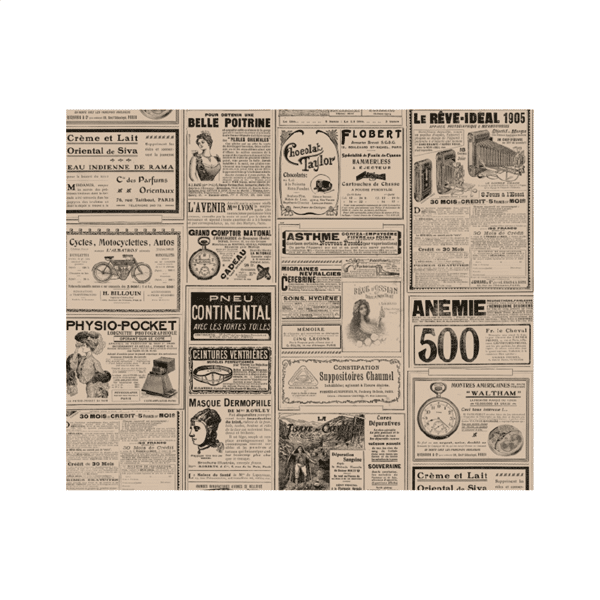 3001005195-1.png Folha Papel Anti Gordura Kraft Basket Times 31x38cm 34gr Pack 1000 unidades - Hamburguer / Pizza / Fritos / Tacos / Cesto Pão – Norpack - Image 1