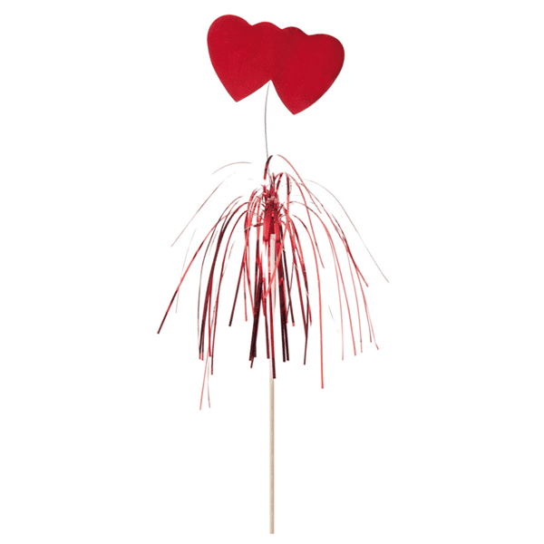 3001005200-1.png Toppers Madeira Coração Vermelho 15cm - Unidade – Norpack - Image 1