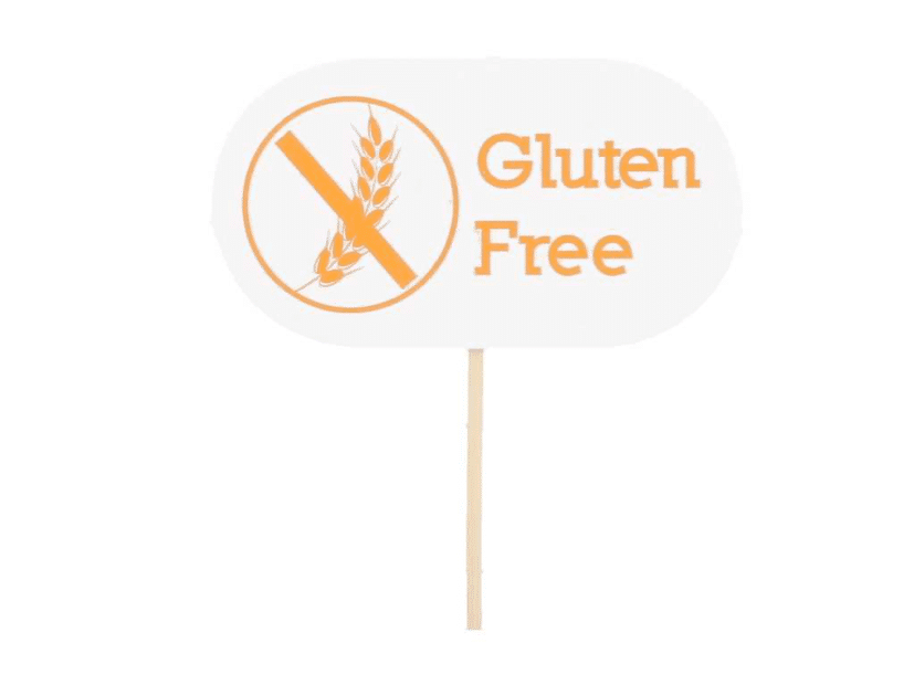3001005201-1.png Marcadores Madeira "Gluten Free" 8cm Brancos Pack 100 - Take Away / Catering – Norpack - Image 1