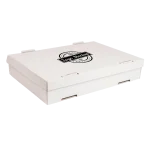 Caixa Cartão Branco Catering/ canapés/ salgadinhos / massas pizza / congelados 348Grs/m2 40x30x8cm - Take Away c/ Impressão – Norpack