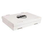 Caixa Cartão Branco Catering/ canapés/ salgadinhos / massas pizza / congelados 348Grs/m2 40x30x8cm - Take Away c/ Impressão – Norpack