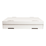 Caixa Cartão Branco Catering/ canapés/ salgadinhos / massas pizza / congelados 348Grs/m2 40x30x8cm – Norpack - Image 5