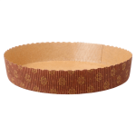 Forma Papel Cozedura Redonda Castanha 22x4cm – Norpack - Image 2