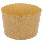 Forma Papel Cozedura Celulose Redonda Creme PANETTONE 13,4x9,5cm – Norpack