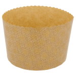 Forma Papel Cozedura Celulose Redonda Creme PANETTONE 13,4x9,5cm – Norpack - Image 3