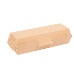 Caixa Cartão Sandes "Hot Dog" Kraft 23,2x9x6,3 CM Pack 50 - Take Away – Norpack - Image 3