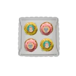 Caixa Cartolina Branca c/ tampa Pvc 4 Cupcakes – Norpack - Image 9