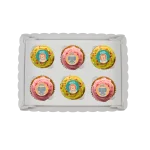 Caixa Cartolina Branca c/ tampa Pvc 6 Cupcakes – Norpack - Image 3