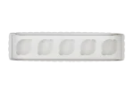 Caixa Cartolina Branca c/ tampa Pvc 5 Cupcakes – Norpack - Image 4