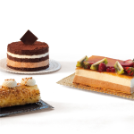 Bandeja Cartão Gourmet / Catering 35x41cm Prateado Estilo Naperon Pack 25 un. – Norpack