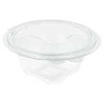 Taça Plástica Reutilizável RPET 500 Ml Pack 75 unidades - Sobremesa / Fruta / Salada c/ Tampa incorporada – Norpack