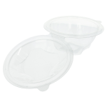 Taça Plástica Reutilizável RPET 500 Ml Pack 75 unidades - Sobremesa / Fruta / Salada c/ Tampa incorporada – Norpack - Image 3