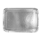 Bandeja Cartão Gourmet / Catering 1100 G/M2 19x28cm Prateado/ Ouro Pack 25 un. – Norpack - Image 2