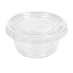 Taça Plástica Reutilizável RPET Molhos 60ml 6,2x3,2cm c/ Tampa Pack 50 unidades - Take Away – Norpack
