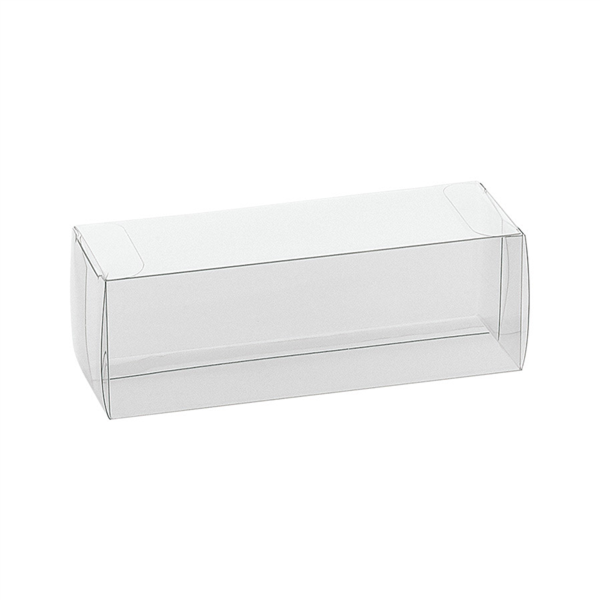 3001005773.png Caixa Pastelaria Transparente PVC 16x5x5cm p/ Macarons - Pastelaria – Norpack - Image 1