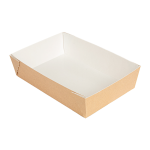 Caixa Cartão Kraft Tabuleiro / Couvete 22x15x5cm - Pack 50 unidades – Norpack