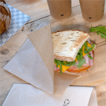 Bolsa Aberta 2 Lados Kraft Anti Gordura - FAST FOOD – Norpack - Image 3