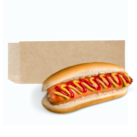 Bolsa Aberta 2 Lados Kraft Anti Gordura HOT DOG 9+3+22 cm Pack 500 Unidades – Norpack - Image 4