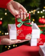 Caixa Cartolina C/ Tampa PVC + Alça em Papel p/ 6 Brigadeiros Natal "Quebra Nozes" – Norpack - Image 6