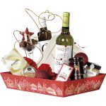 Tabuleiro Cartão Vermelho/Dourado Natal 36x27x7cm – Norpack - Image 3