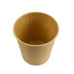 Caixa Cartão p/Alimentar Kraft 350ml s/ Tampa - Take Away / Sobremesa / Gelado / Sopa - Pack 25uni – Norpack - Image 5