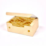 Caixa Kraft c/Janela Pack 25 - Take Away/Pastelaria/Bolos/Sushi – Norpack - Image 5