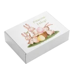 Caixa Cartão Presente Branca PÁSCOA 30x20x8cm "Coelhos" – Norpack
