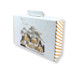 Caixa Cartão Presente / Cabaz Branca c/ pega "Vila Natal"– Várias Medidas Disponíveis – Norpack - Image 2