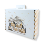 Caixa Cartão Presente / Cabaz Branca c/ pega "Vila Natal"– Várias Medidas Disponíveis – Norpack - Image 9