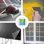 Rolo Plástico c/Fita Adesiva Pintura - Ideal para Obras! – Norpack - Image 8