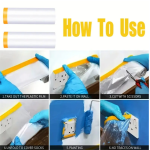 Rolo Plástico c/Fita Adesiva Pintura - Ideal para Obras! – Norpack - Image 4
