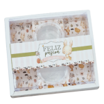 Caixa Kit Fondue de Páscoa c/ 2 Potes e 4 Divisórias – Tampa Alta 8cm – Norpack - Image 4