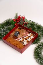 Caixa Cartolina Vermelha C/ Tampa PVC 20x20x4cm Coleção Pai Natal – Norpack - Image 4